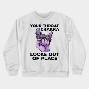 Yoga Chakra Brass Knuckles Funny Meditation Zen Statement Crewneck Sweatshirt